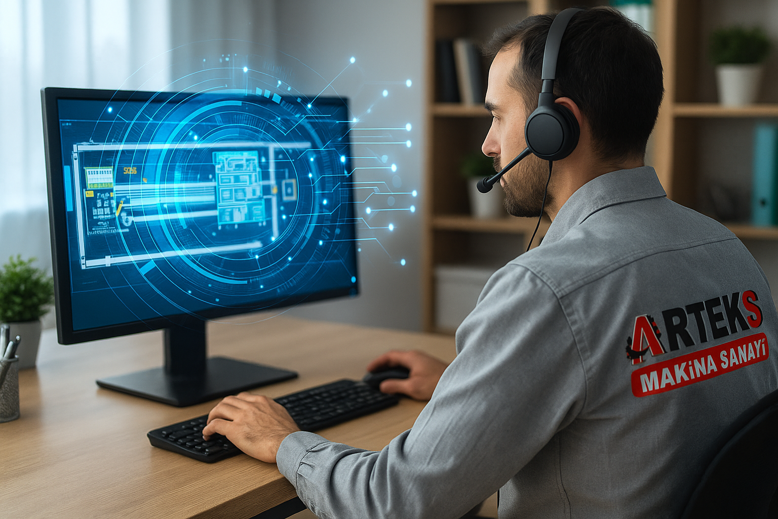 Arteks Makina Uzaktan Teknik Destek Sistemini Devreye Aldı